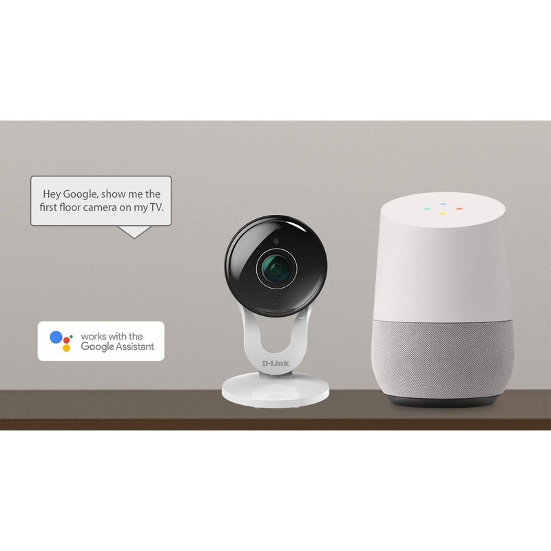 D-Link 1080p Wi-Fi Indoor Security Camera, Full HD 137-degree Wide