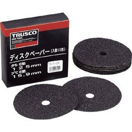 TRUSCO TG5-14 Disc Paper 5 Type Φ125X15.9#14 (10 Pieces)