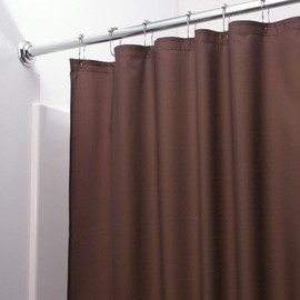 Premium Shower Curtain Liner, 72"W X 72"H - PVC-Free, 6G PEVA Shower Curtain with 12 Rust Proof Grommets And Magnet-weighted Bottom Hem - Moisture Stain Proof Shower Curtain Liner (Chocolate)