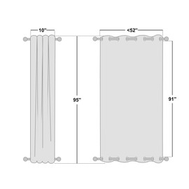 NICETOWN 2 Panels Weighted Blackout Curtains for Patio Waterproof & Windproof, Thermal Insulated Top and Bottom Rustproof Grommets Light Block Outdoor Drape for Pool, Biscotti Beige, W52 by L95