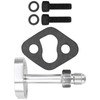 Turbo Oil Water Drain Return Flange Adapter Kit Aluminium Alloy