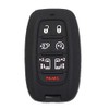 Btopars 2pcs 7 Buttons Silicone Rubber Remote Smart Key Fob