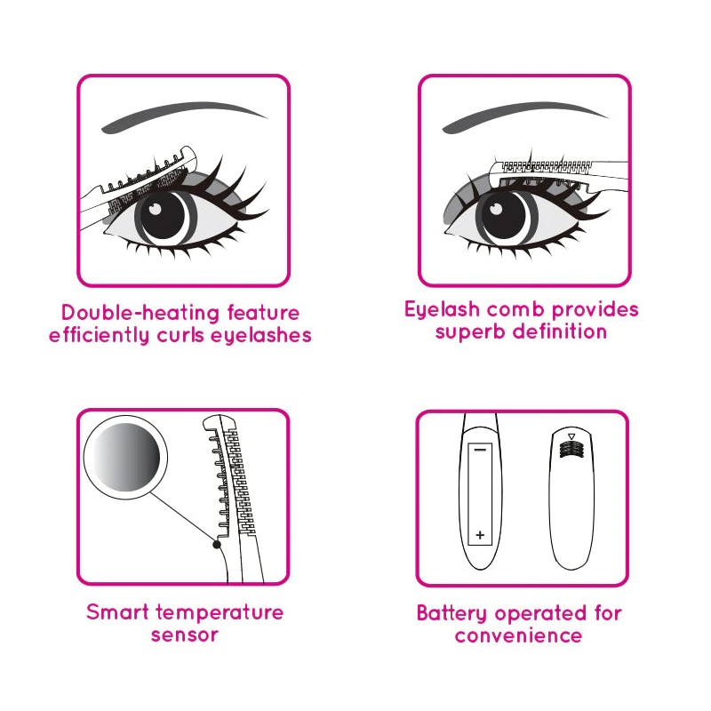 1000 Hour Heated Eye Lash Curler