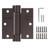 2 Pack Self Closing Door Hinges 3.5 inch Oil Rubbed