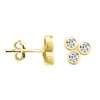 SOFIA MILANI - Women's Earrings 925 Silver - Gold Plated