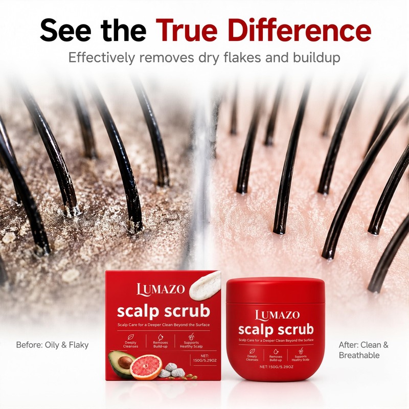 Scalp Scrub,150g Scalp Scrub Psoriasis Red Jar(2pcs)
