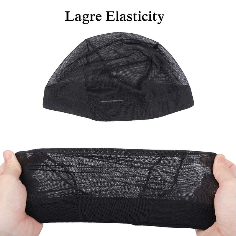 ZQIAN BEAUTY Mesh Dome Caps For Wig 6 Pcs Stretchable