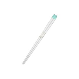 Aoba 316824 Clear Chopsticks Clear Vidro, Light Blue, 9.1 inches (23 cm), Dishwasher Safe
