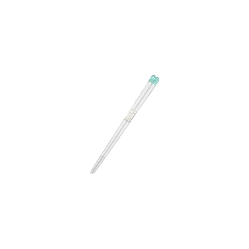 Aoba 316824 Clear Chopsticks Clear Vidro, Light Blue, 9.1 inches