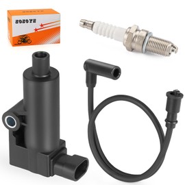 Ignition Coil & Spark Plug & Wire Cap for Hisun UTV 250 400 450 500 Massimo Gunner 250 MSU 400 500 Coleman UT400 UT500 Axis Bennche Cowboy Spire Bighorn 250 400 450 500