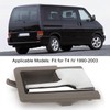 Auto Interior Door Handle Gray Base Plated Inside Pull Door