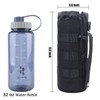 Tactical Molle Water Bottle Pouch Military Drawstring Open Top &