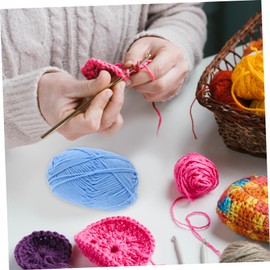 Tofficu 1Roll Portable Professional Cotton Yarn Multi Function Crocheting and Knitting Yarn for DIY Projects Soft and Skin Friendly Material for Scarves and Clothing