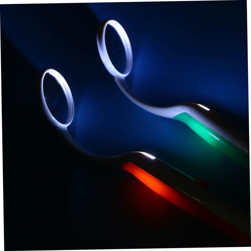 KICHOUSE Led Plastic Stomatoscope for Tooth Inspection Tool Bright Light