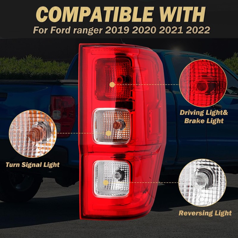Tail Light Assembly Compatible with 2019 2020 2021 2022 2023