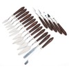 18Pcs Paint Scraper Knife Exquisite Plastic Handle Oil Painting Tool