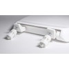 Centoco Toilet Seat Round, Lock In Place, Fast-N-Lock Mounting, Open