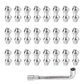 TOP-VIGOR 24Pcs M2 Duplex Clamp Wire Rope Clips, 304 Stainless Steel Wire Rope Cable Clamp Fastener, 2mm Wire Clips Clamps Fence Connectors for Hanging Wire Clothesline Tensioner Awning Fixed