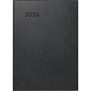 BRUNNEN Pocket Calendar Model 736 2026 | A6, Plastic, Black