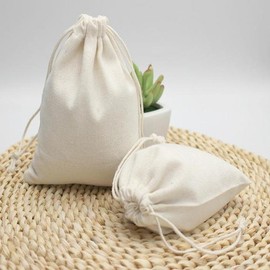 Linen Cotton Pouch 20x25 Pocket / 린넨 광목천 파우치 20X25 주머니