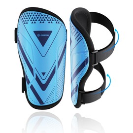 Shin Pads Boys CE Certified Airsfish Kids Football Shin Guards Breathable Non Slip Extended Adjustable Straps Lightweight Soccer Shin Pads for Boys Girls Teens Leg Calf Protective Gear