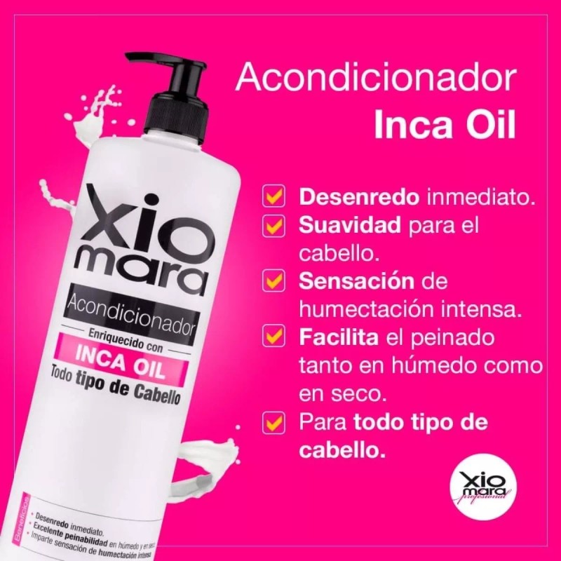 Xiomara 6 Acondicionador Inca Oil Desenredo Inmediato 450ml