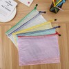 LeTradeJP 10 Pcs Zipper File Bags in 5 Colors for