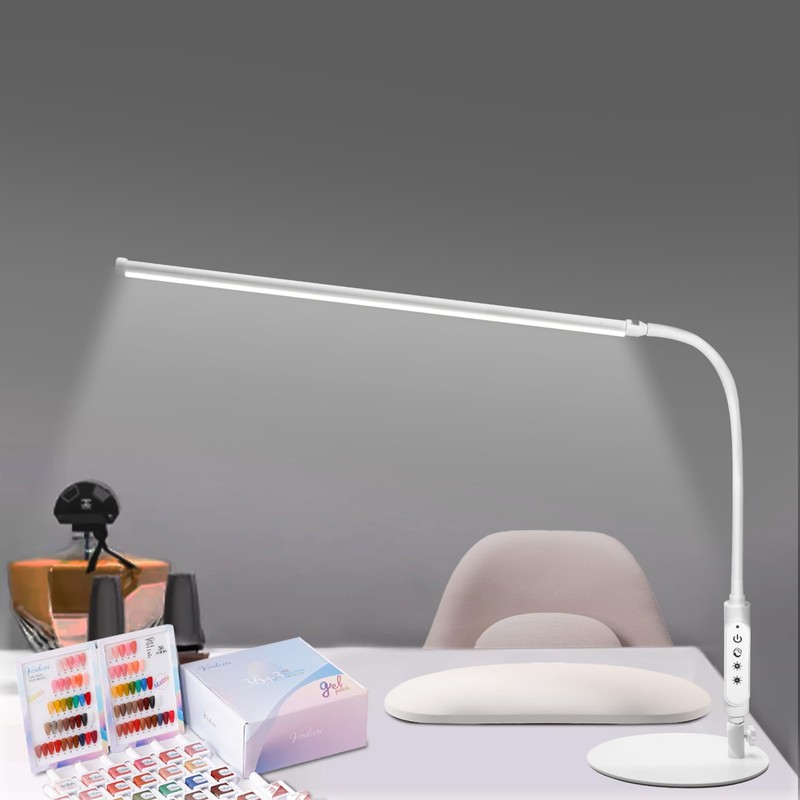 CGBE Led Desk Lamp: 360° Adjustable Nail Light for Desk