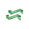 St Patrick's Green Satin Sash KISS ME I'M IRISH Sash