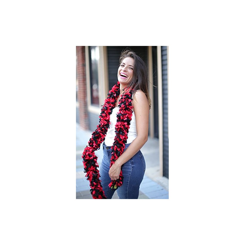 Original Featherless Boa (Black Red)