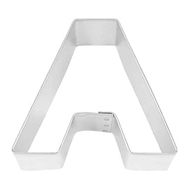 Alphabet Letter A 3 Inch Cookie Cutter from The Cookie Cutter Shop – Tin Plated Steel