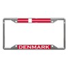 Fastasticdeals Denmark Flag Country License Plate Frame Tag Holder Cover