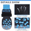 KOOLTAIL Non-slip dog socks, double-sided handles, Woof dog socks for