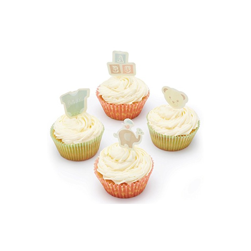 KitchenCraft Cupcake Kit, Paper, Red/Green