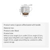 Futihana Coffee Filter Holder with Lid, Coffee Filters Storage, Wooden