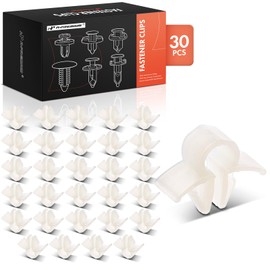 A-Premium 30 PCS Wire Cable Loom Routing Harness Clips Retainer Compatible with Honda CR-V Prelude 1998-2001, Civic Accord 1998-2003 & Acura RL 1998-2003, Integra 1998-2001, RSX - for 7mm Hole