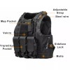 Unbranded Tactical MOLLE Vest Military Combat Police Adjustable Assault Plate