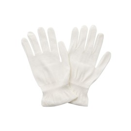 Cool & Hot Silk Gloves, Pure Domestic Silk, Shining of Kneaded Silk, Gumma Silk, Made in Japan, Shimmering Hands with the Power of Silk Protein and Fibroin, Hand Care, Glossy Gloves