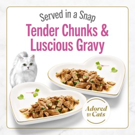 Purina Fancy Feast Petites Seared Salmon Entree With Spinach in Gravy Gourmet Wet Cat Food - (Pack of 12) 2.8 oz. Tubs