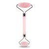 Plum Beauty Rodillo facial de cuarzo rosa