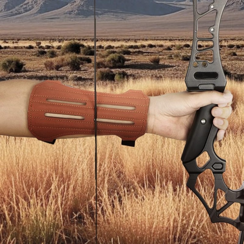 Archery Arm Guard,Adjustable Magic Strap Shooting Arm Guard for Professionals