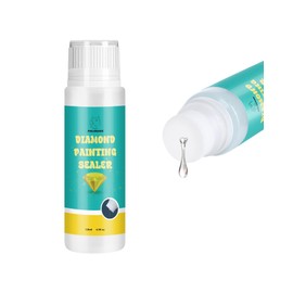 120ml Art Glue for Diamond Painting Kits - Fast-Drying, Anti-Shedding Formula with Permanent Hold & Shine - Diamond Painting Sealer Included!