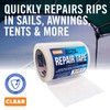 Repair Tape for Fabric and Vinyl 30ft x 3in, Clear