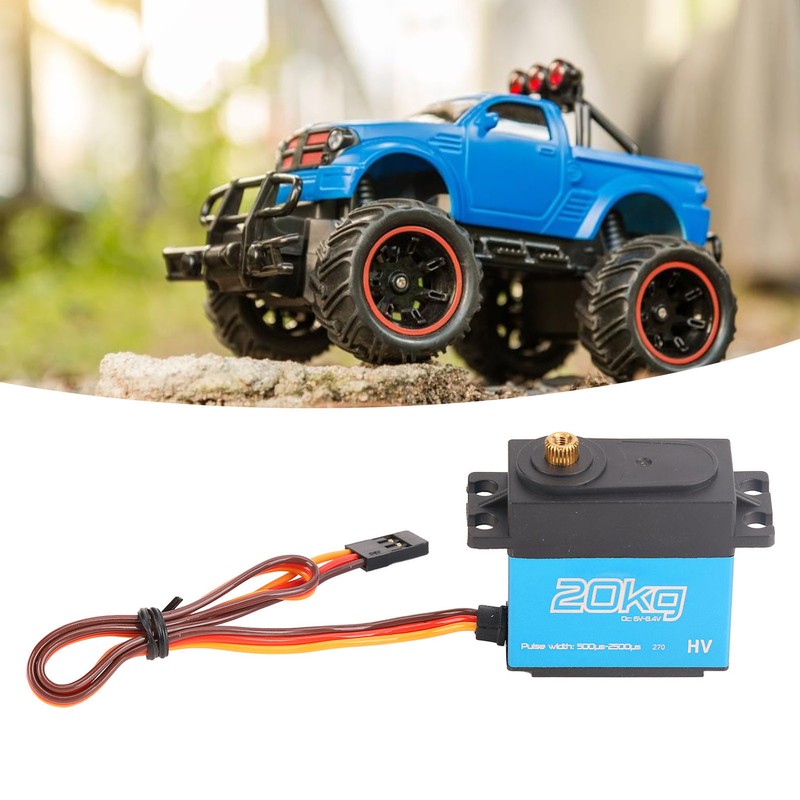 20KG Servo Aluminum Alloy 270 Degree Metal Gear RC Servo
