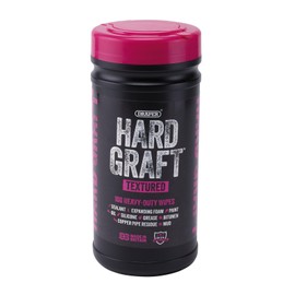 Draper 12435 Hard Graft Multipurpose Textured Wipes (Tub of 100)