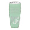 Bella Sleep + Spa Party Cups Reusable BPA-Free Plastic Frost