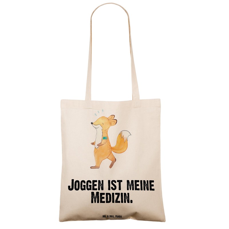 Mr. & Mrs. Panda Fox Jogging Tote Bag, Gift, Gift,
