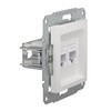 Schneider Electric Asfora EPH4870121D RJ45 Cat.6e Flush-Mounted 2-Way Network Socket