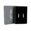 SOFIA MILANI - Women's Earrings 925 Silver Croissant Stud Earrings,