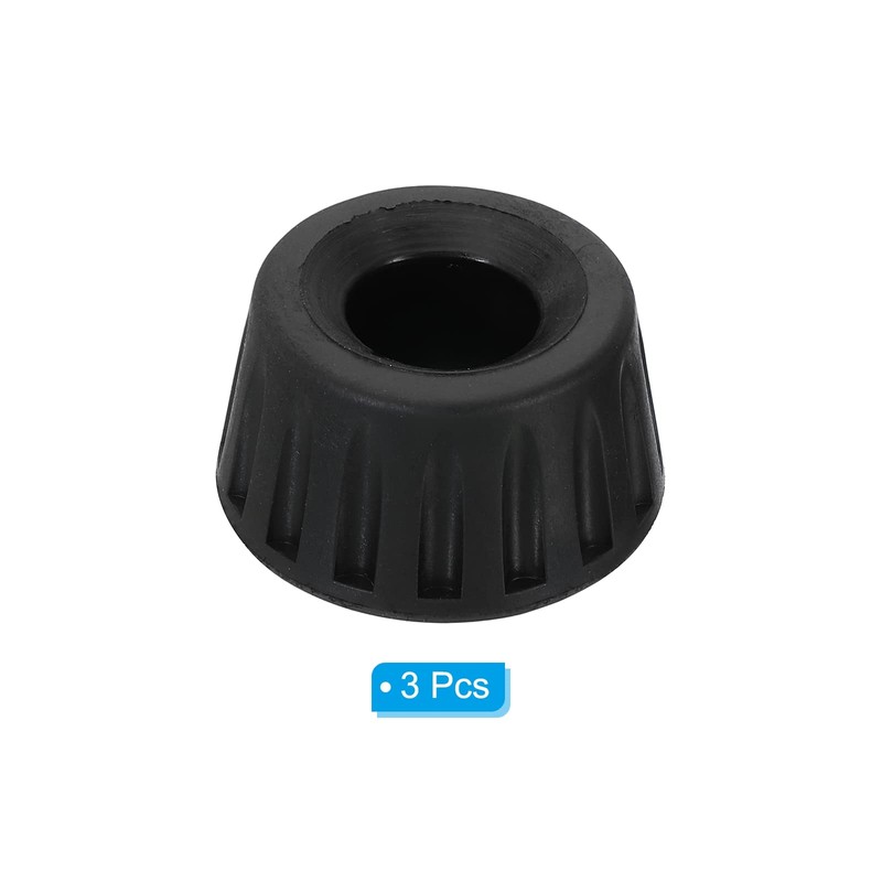 PATIKIL Universal 15mm ID Rubber Tripod Feet, 3 Pack Anti-Slip